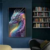 (US Local)Dragon-Paint By Numbers Kit(70x40cm)