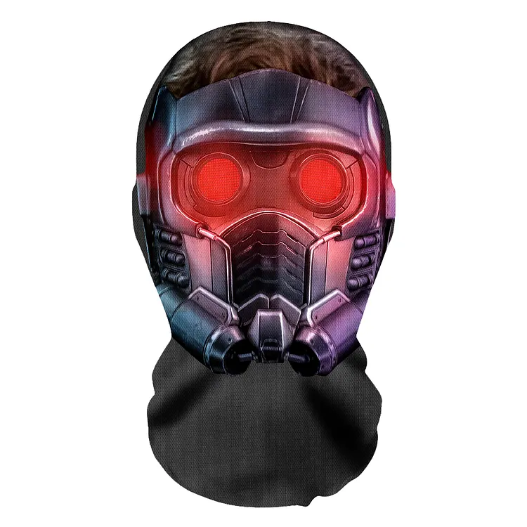 3D Spoof Face Simulation Headgear-Star Lord