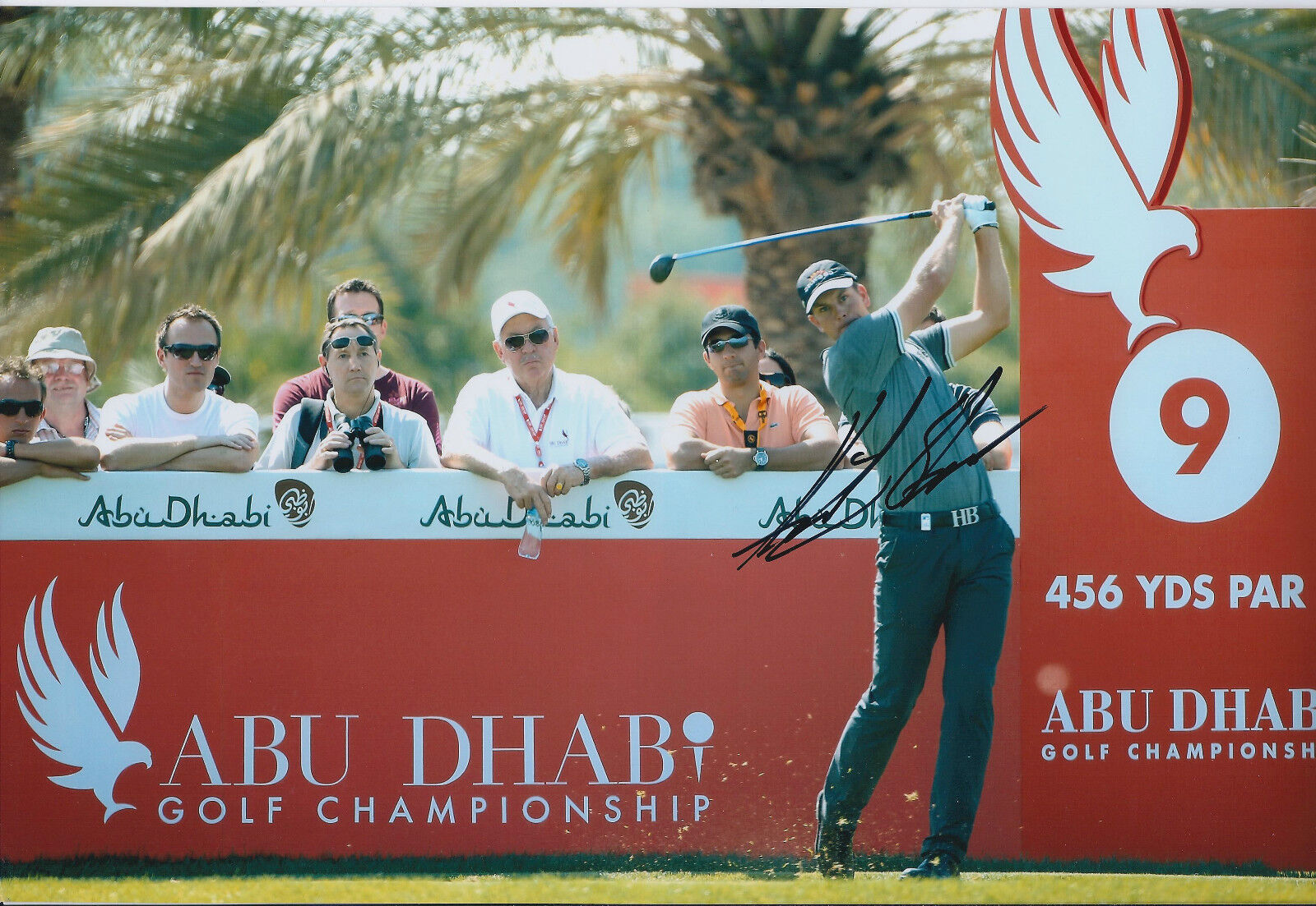 Henrik STENSON SIGNED AUTOGRAPH 12x8 Photo Poster painting AFTAL COA European Tour