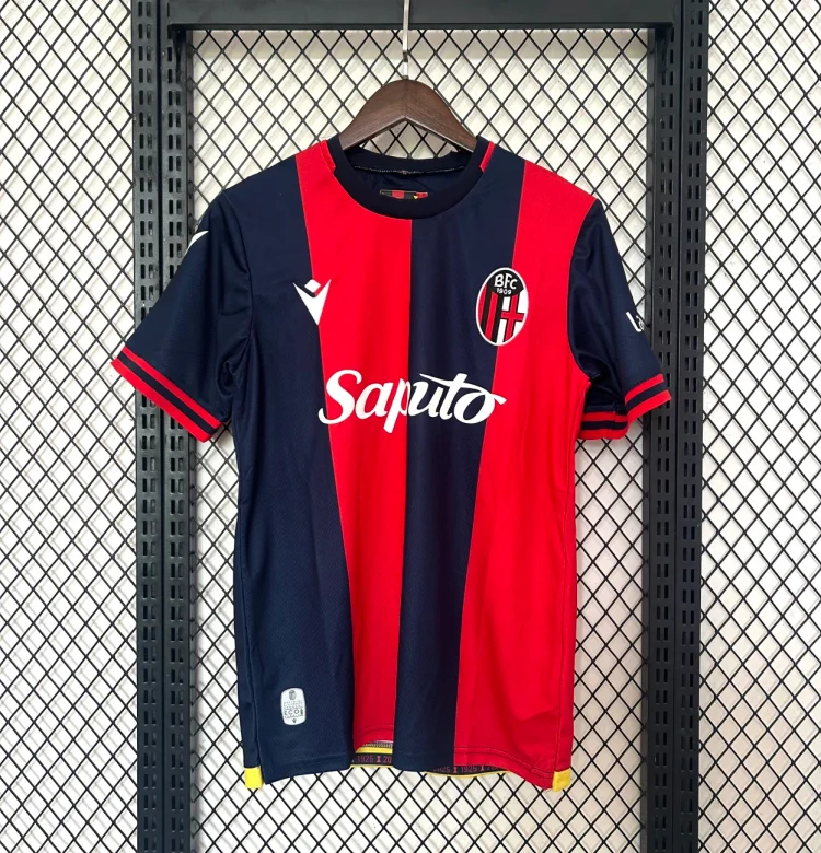 2024-2025 Bologna Home Football Jersey