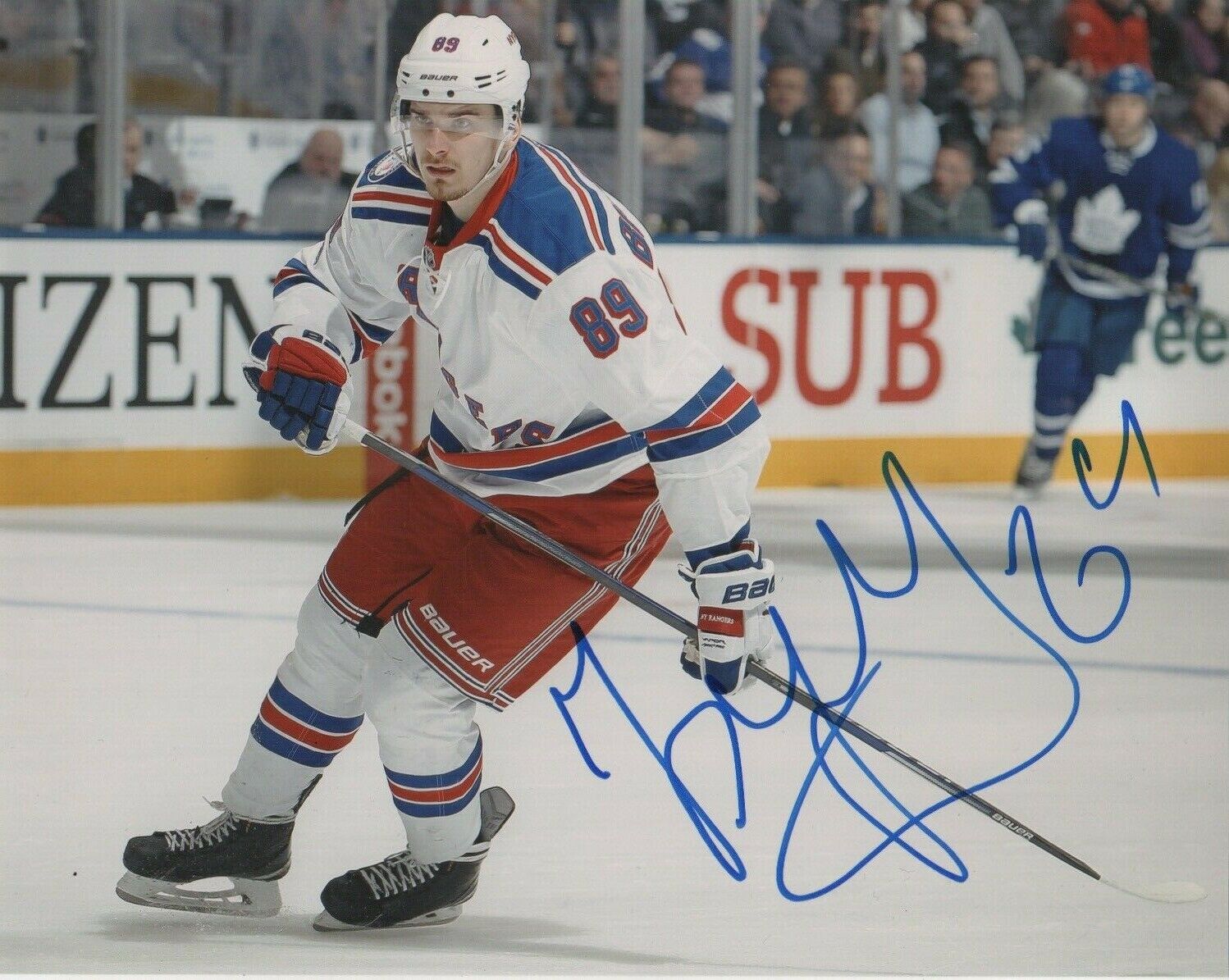 New York Rangers Pavel Buchnevich Autographed Signed 8x10 NHL Photo Poster painting COA #6