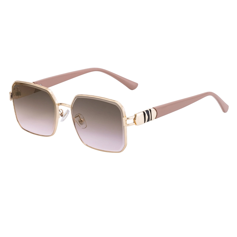 Casual Vacation Solid Color Pc Square Full Frame Women’s Sunglasses