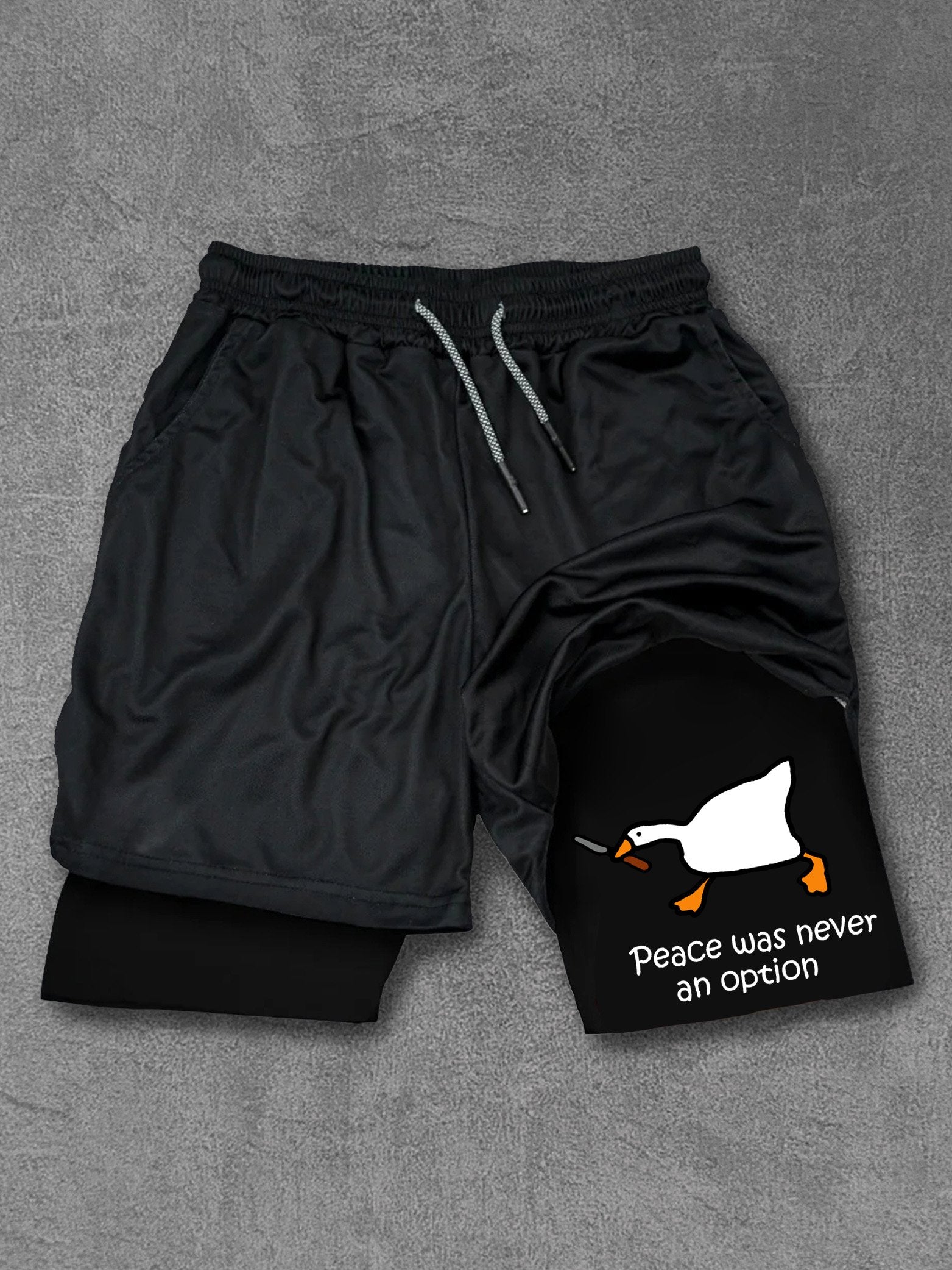 Peace Was Never An Option Performance Training Shorts