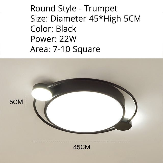 New Ceiling Light For Square/Round/Rectangle Shape LED For Bedroom Luminarias Para Teto Led Lights For Home Lighting Fixtures
