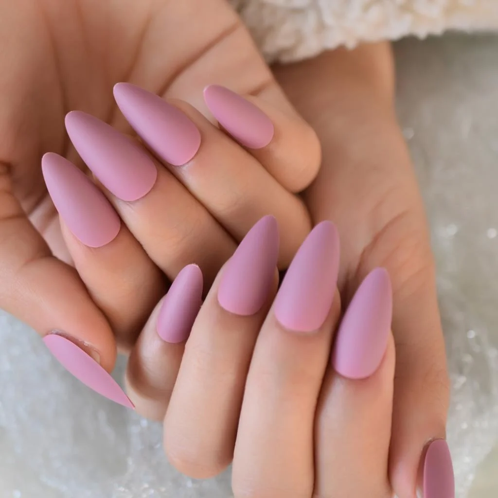 EchiQ Extra Long Stiletto Fake Jade Gels Tips Decoration Nails False Handnails Wholesale Fingernails Art Full Cover Nails-Nail Inspo