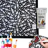 DIY Coloring Blanket Color Your Own Blanket DIY Drawing Blanket Home Decor Gift
