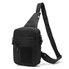 Multifunctional Chest Bag Crossbody Sling Bag for Cycling Hunting (Black)