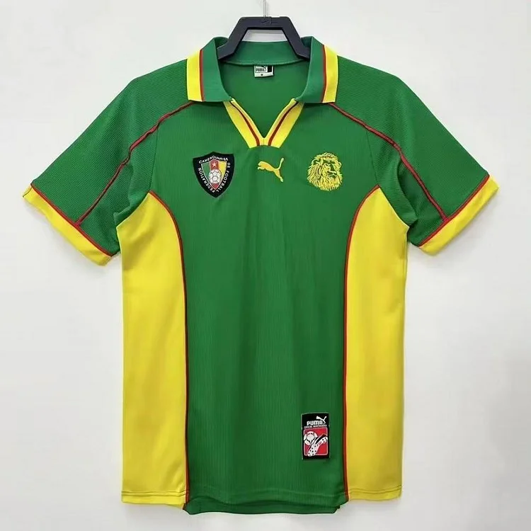1998-99 Retro Cameroon Home Football Jersey
