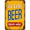 [US Local Warehouse]3PCS Beer Word - Vintage Metal Signs Set - 30*40cm