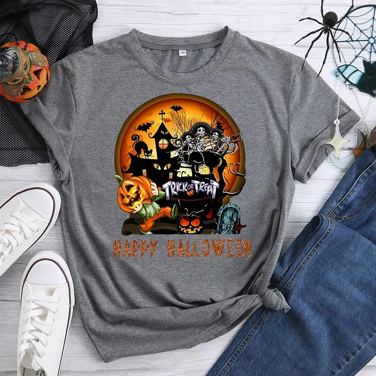 Trick Or Treat Happy Halloween T-Shirt-07224