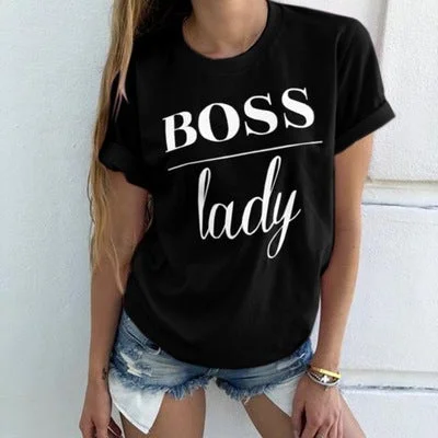 Boss Lady Printed T-shirt