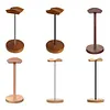 Headphone Stand with Solid Wooden Base Desktop Gaming Earphone Holder Anti-Slip for Organizing All Headphones Accessories