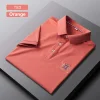 2021 Summer Men's Casual Ice Silk Polo Shirts