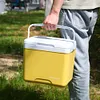 15L Camping Cooler Box Insulated Ice Chest Portable Ice Bucket for Outdoor Use