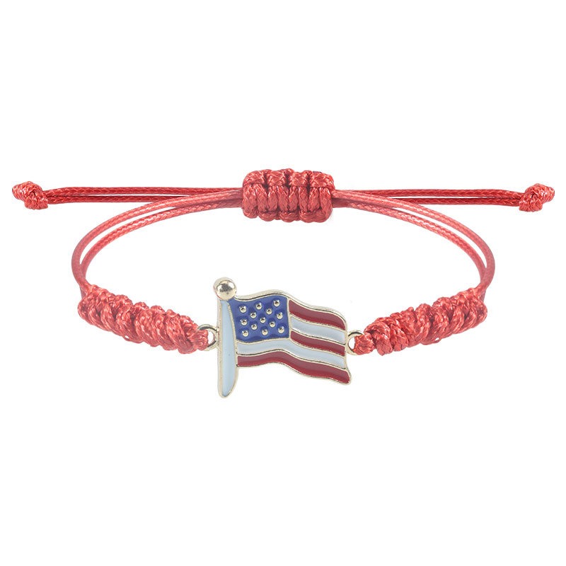 Independence Day Anniversary Woven Bracelet artswardrobe