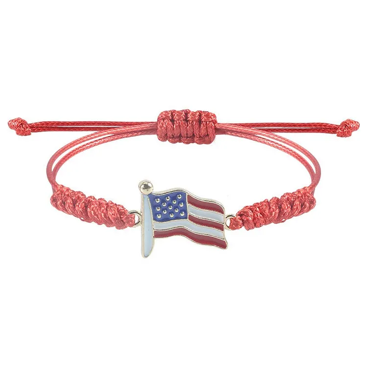 Independence Day Anniversary Woven Bracelet