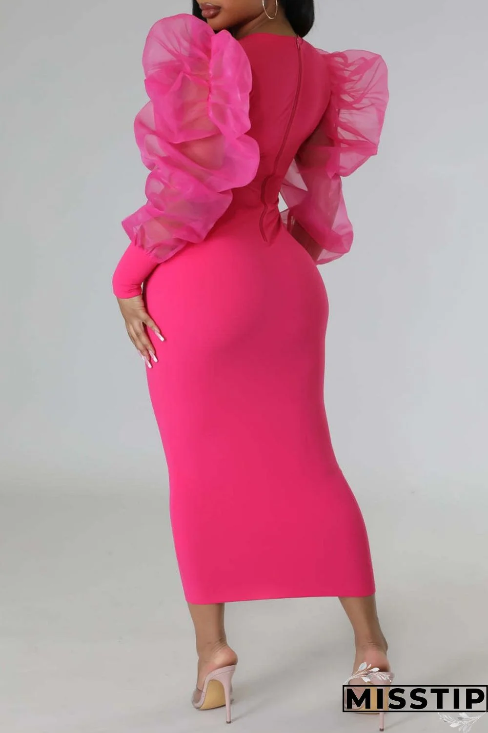 Black Fashion Casual Solid Patchwork O Neck Long Sleeve Dresses