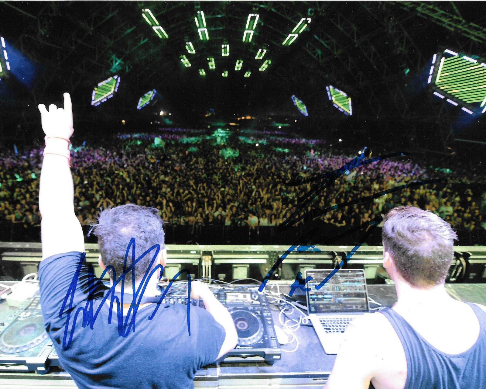 GFA Electro House Duo * ADVENTURE CLUB * Signed DJ 8x10 Photo Poster painting AD3 COA