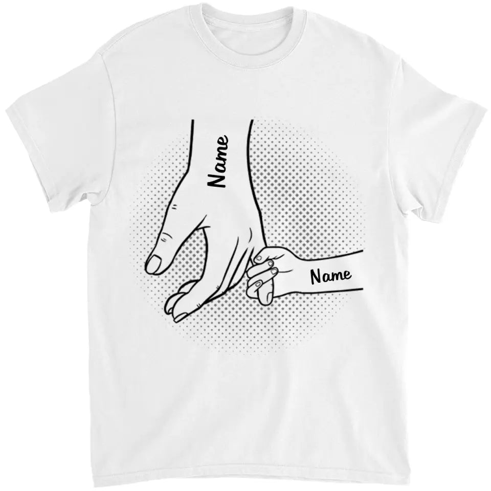 Loveyoufancy Loveyoufancy 'Hand in Hand, I Will Always Protect You' Family Personalized Apparel - Embrace the Power of Family