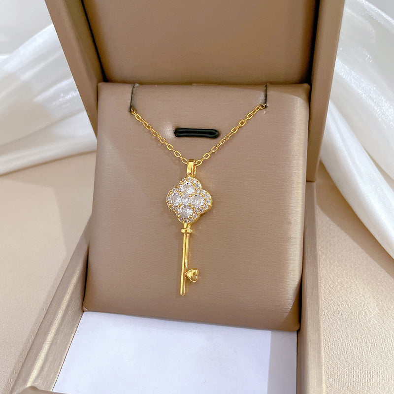 Moon Geometric Stainless Steel Stainless Steel Necklaces