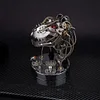 3D Metal Puzzle Kit - Moving Mechanical T-rex Head DIY Model Kit with LED Lights, 330 Pieces Steampunk DIY Assembly Toys Jigsaw Puzzles for Adults Kids, Construction Toy