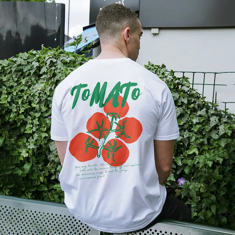 Tomato Printed Men's T-shirt