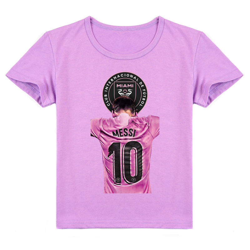 Mayoulove Messi Graphic Tee for Kids - Cool Short Sleeve T-Shirt for Boys  Girls - Soccer Fan Apparel-Mayoulove