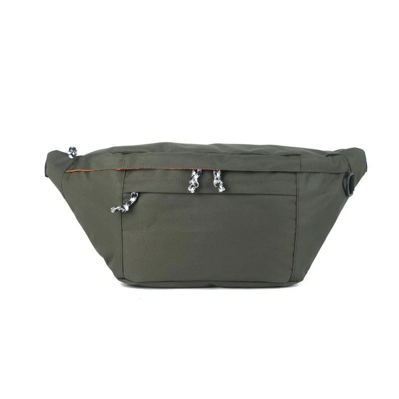 Mens Fashion Waterproof Large Capacity Canvas Shoulder Bags Casual Belt Packs