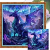 Dragon-14CT Stamped Cross Stitch 45*45cm tapestrymarket