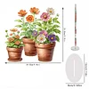 Flower Plants DIY 2D Flat Acrylic Desktop Diamond Art Kit Diamond Painting Home Decor