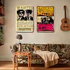 2PCS musique - Panneaux en &eacute;tain m&eacute;tallique(20*30cm/30*40cm) - Musique