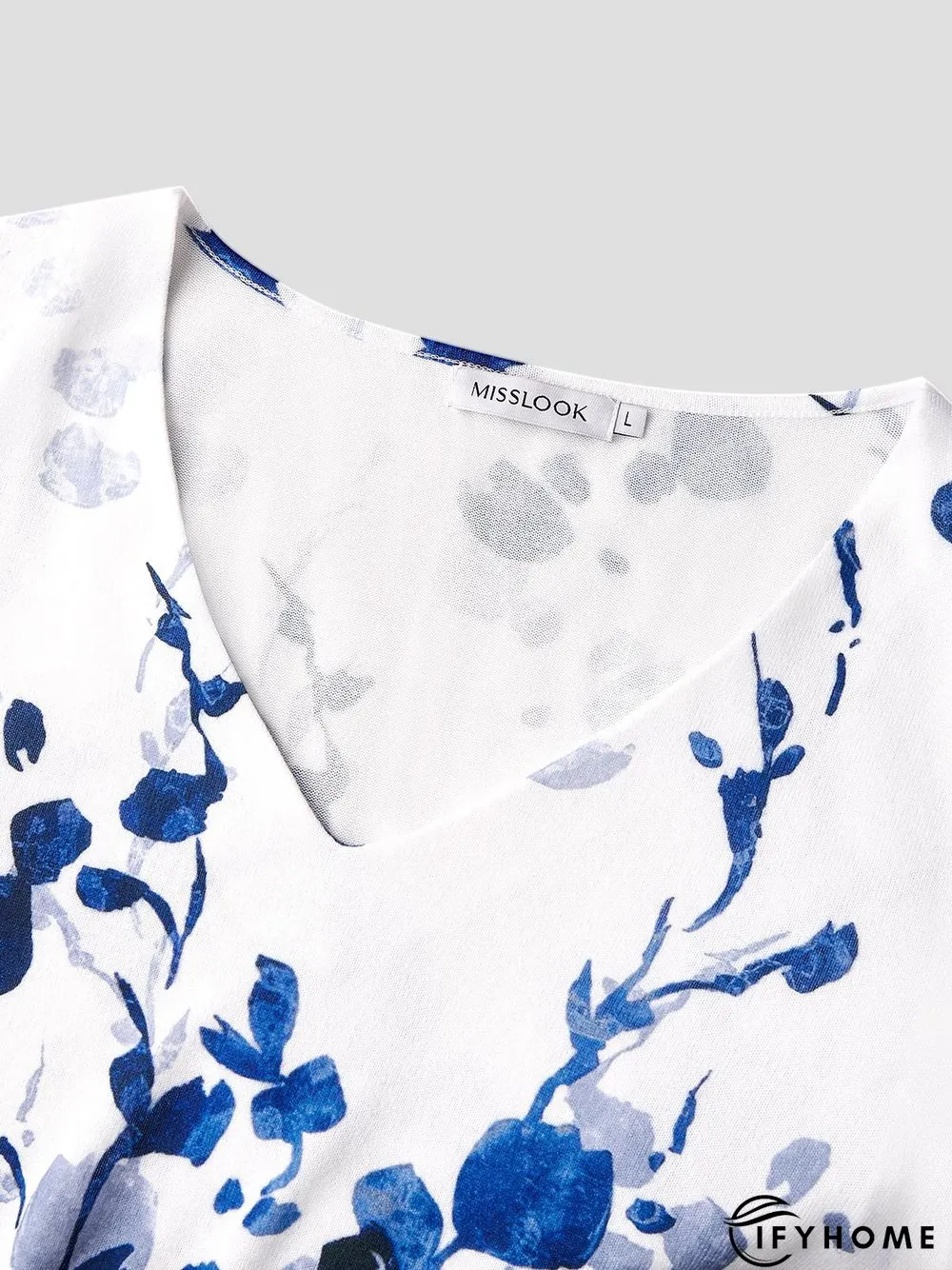 Long Sleeve Casual Floral Top | IFYHOME