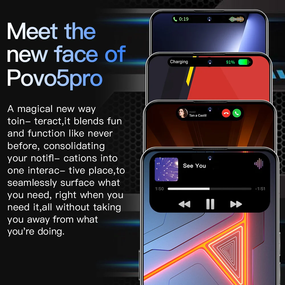 Povo5pro6.53 inch Android smartphone