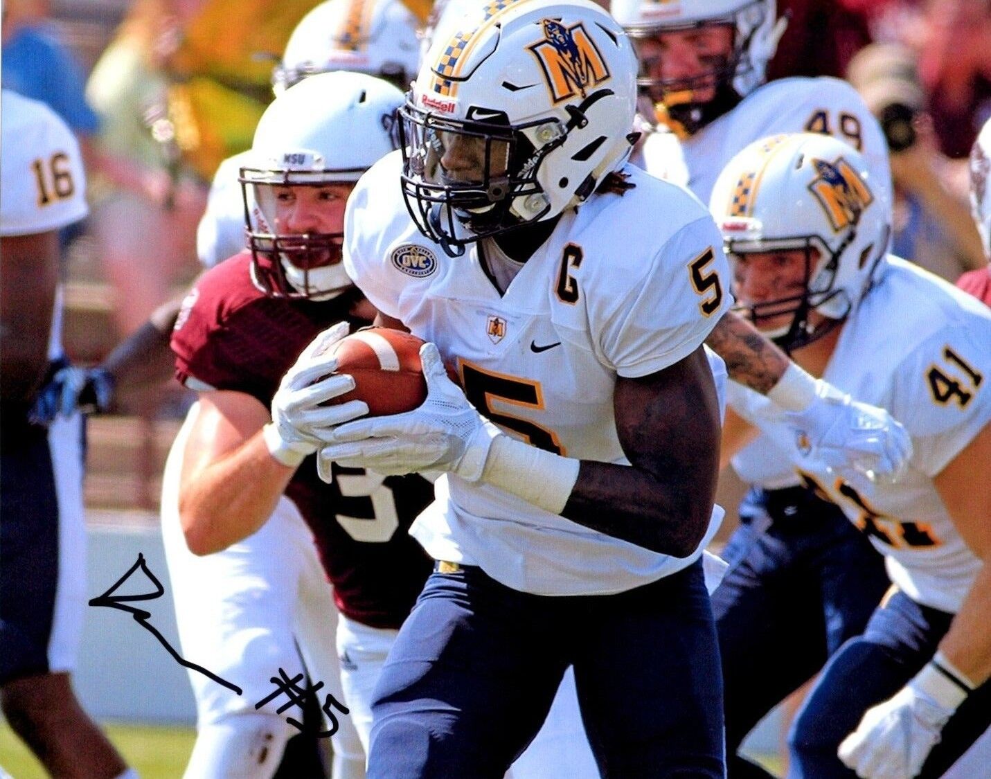 D'montre Wade Murray State hand signed autographed 8x10 football Photo Poster painting