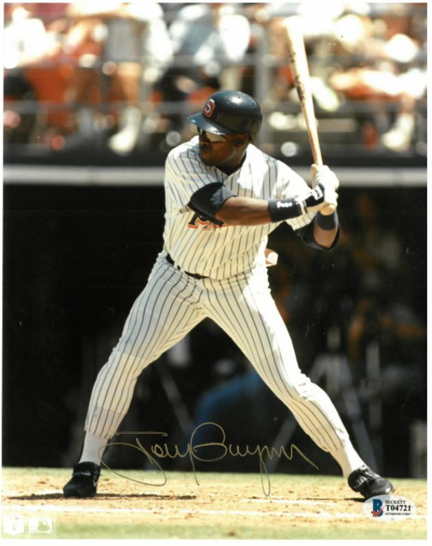 Tony Gwynn signed San Diego Padres 8x10 autographed Photo Poster painting BAS