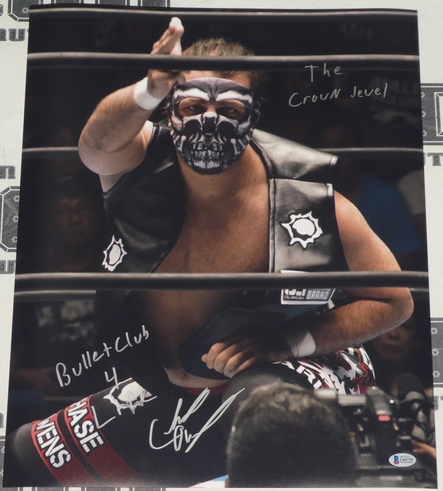 Chase Owens Signed 16x20 Photo Poster painting BAS COA New Japan Pro Wrestling Bullet Club Auto