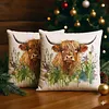 Cow Pillow Cover Kit with Pattern 11CT Stamped Cross Stitch Pillowcase 45*45cm