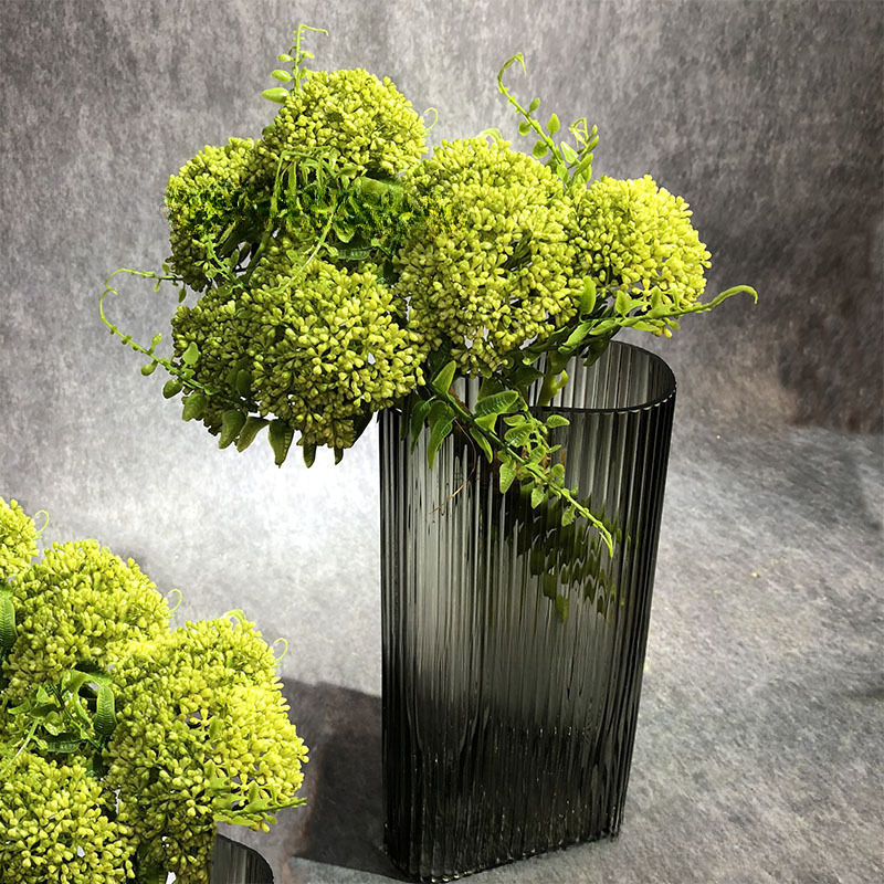 Tegooe Simulation Oat Fruit Cluster Artificial Floral Greenery Bouquet for Home Decor