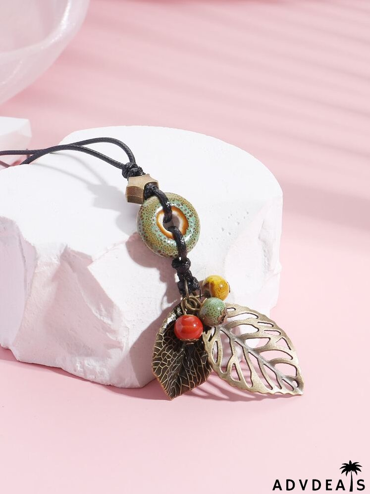 Leaf Charm Necklace