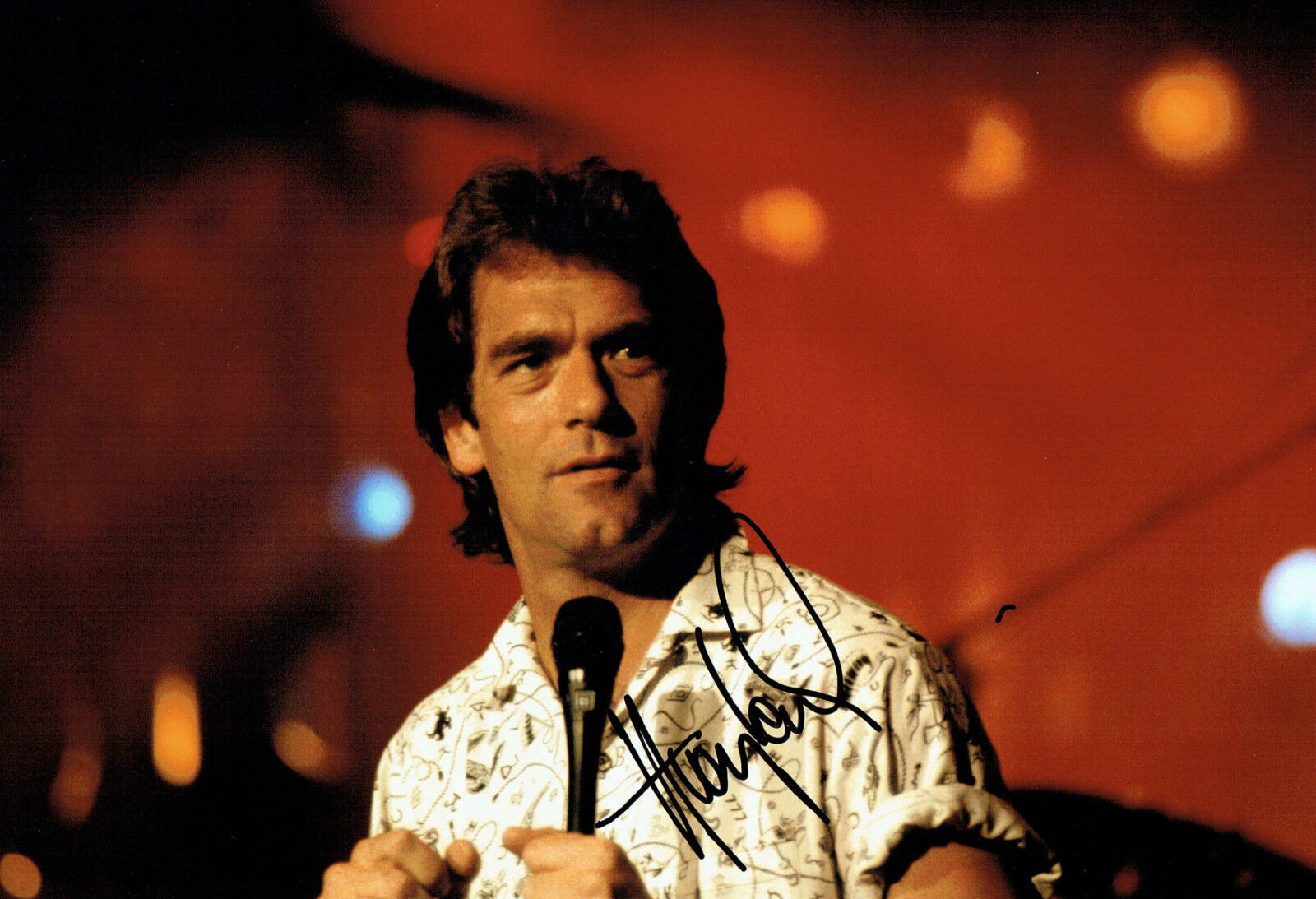 Huey LEWIS And The News SIGNED RARE 12x8 Autograph Photo Poster painting AFTAL COA Power of Love