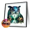 Diamond Painting -DIY Full Square Drill Owl Silhouettes(45*45CM)