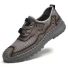 Men's large size outdoor mesh breathable casual shoes