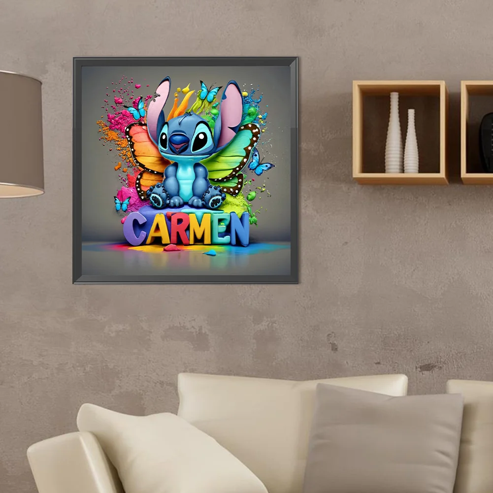 Full Round Diamond Painting 40*40cm - Butterfly Stitch