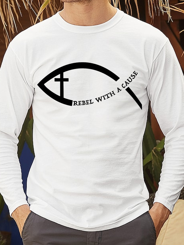 Cross Fish Long Sleeve T-shirt