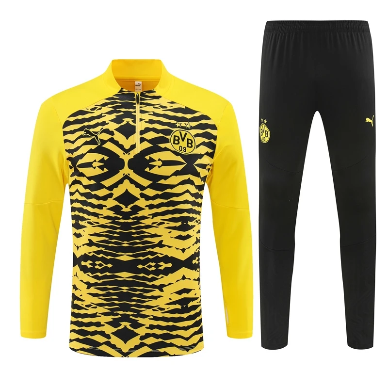 24/25 Dortmund Yellow Camouflage Style Track Jacket