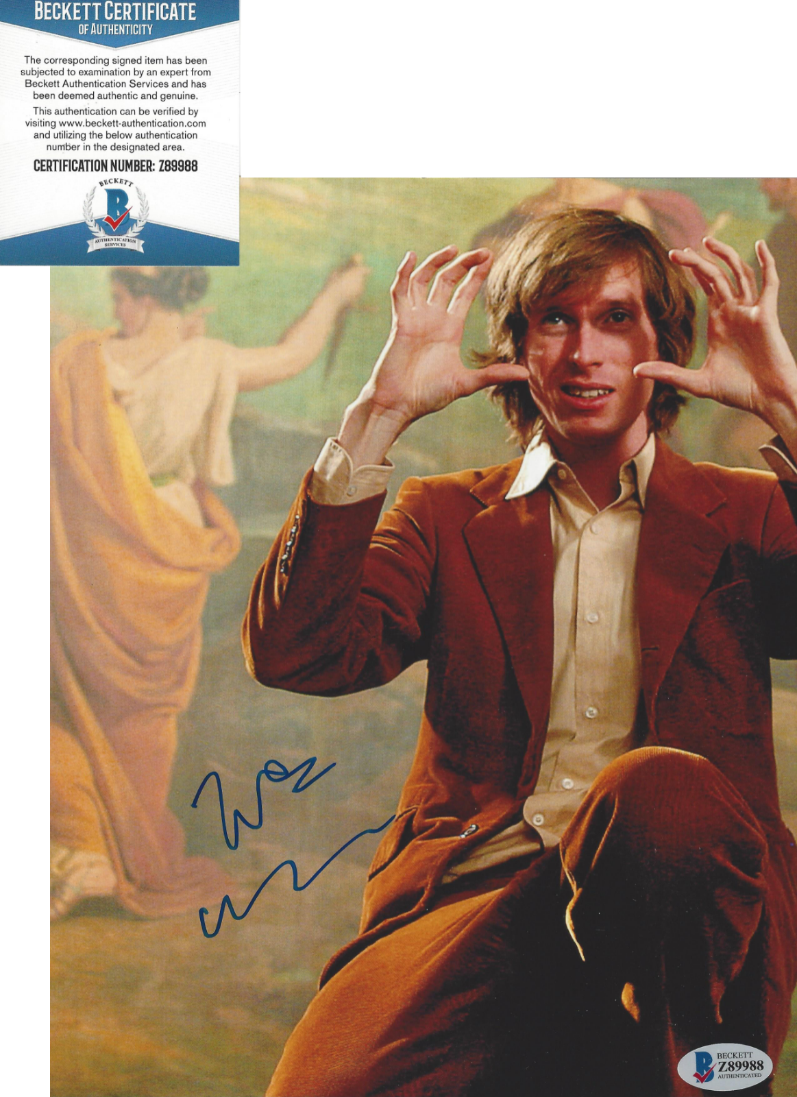 DIRECTOR WES ANDERSON SIGNED 'THE FRENCH DISPATCH' 8x10 Photo Poster painting BECKETT COA BAS