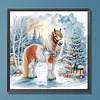 Diamond Painting - Partial Special Shaped Drill - Winter Horse(Canvas|30*30cm)