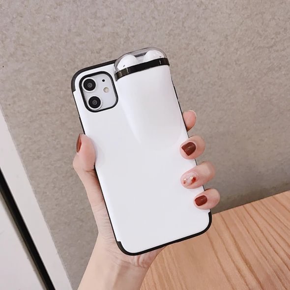 🔥last 2 days promotion 50 off 2 in1 airpods iphone case
