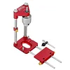 Portable Woodworking Drill Bit Locator, Adjustable Punch Locator Drill Bit Template Guide, Benchtop Drill Press Woodworking Drill Bit Locator
