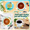 8pcs Diamond Painting Drink Coasters Cup Coasters for Adults Kids